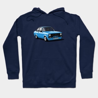 Ford Escort Mk 2 in olympic blue Hoodie